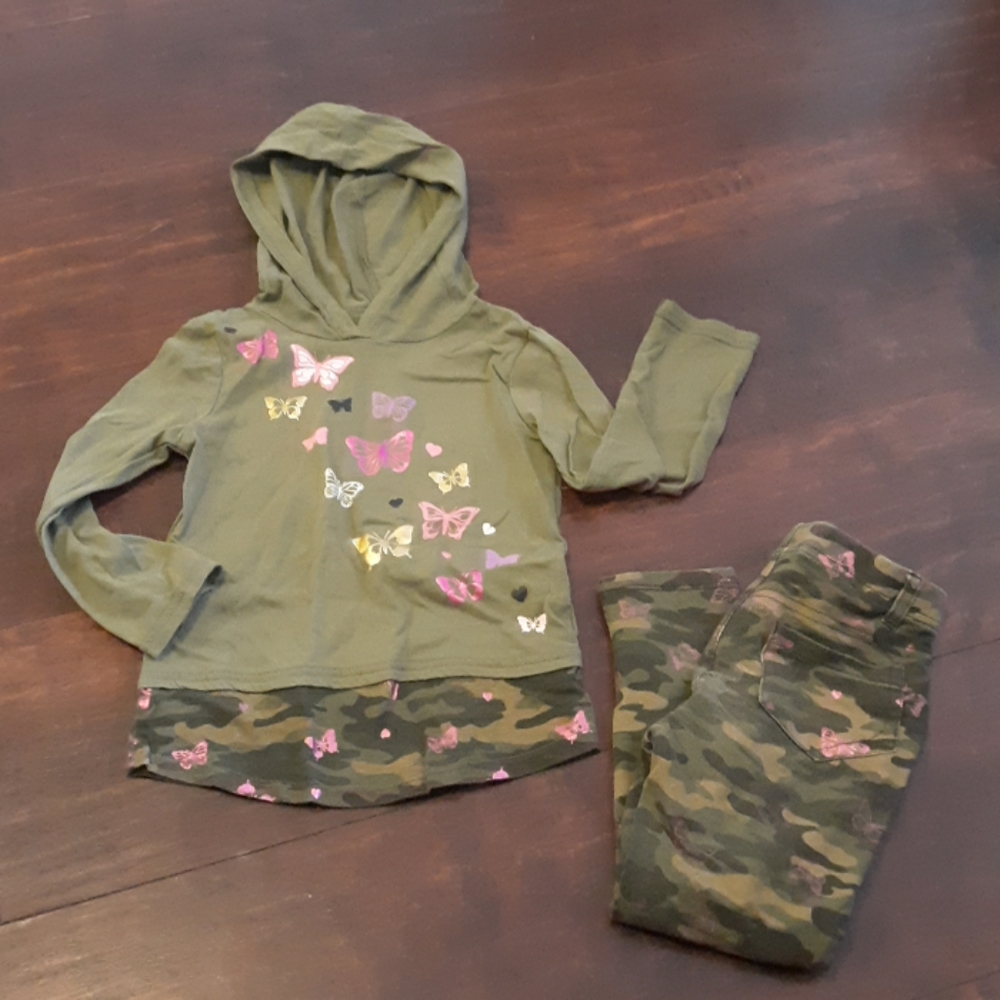 Fatigue Girls Matching Long Sleeved Set w/Hood